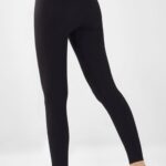 Fabletics preto 420HR1294 legging cintura alta sem costura mulheres