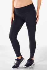 Fabletics preto 420HR1323 legging gestante cintura alta pureluxe mulheres - Image 3