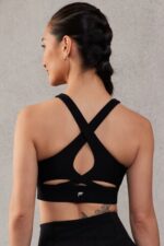 Fabletics preto 420HR1336 sutiã esportivo antiderrapante 89 mulheres