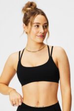 Fabletics preto 420HR1454 principal sutiã de baixo impacto mulheres - Image 2