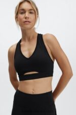 Fabletics preto 420HR1490 sutiã esportivo de baixo impacto mulheres - Image 2