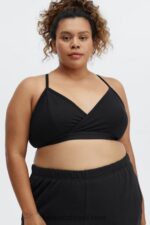 Fabletics preto 420HR1559 bralette com costas nadador mulheres