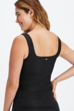 Fabletics preto 420HR1563 tanque de sutiã embutido lydia mulheres - Image 2