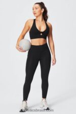 Fabletics preto 420HR1700 sutiã esportivo oasis twist 105 mulheres - Image 3