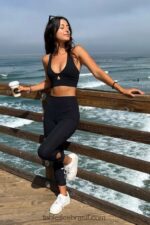 Fabletics preto 420HR1700 sutiã esportivo oasis twist 105 mulheres - Image 4