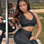 Fabletics preto 420HR1823 sutiã esportivo midi impacto médio para viagem 127 mulheres