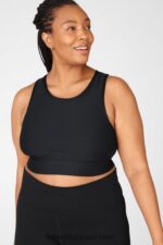 Fabletics preto 420HR1905 sutiã esportivo blare de médio impacto ii mulheres - Image 2