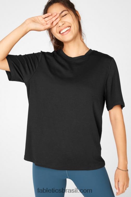 fabletics_preto_420hr2044_camiseta_longa_dry_flex_mulheres.jpg Fabletics preto 420HR2044 camiseta longa dry-flex mulheres - Image 1