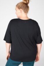 Fabletics preto 420HR2045 camiseta longa dry-flex mulheres - Image 2