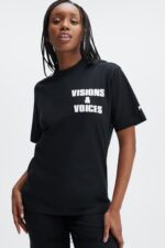 Fabletics preto 420HR2075 camiseta unissex africobra mulheres - Image 3