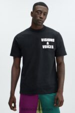 Fabletics preto 420HR2075 camiseta unissex africobra mulheres - Image 7
