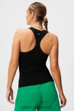 Fabletics preto 420HR2137 tanque racerback de tecnologia de penas mulheres - Image 2
