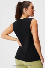 Fabletics preto 420HR2171 tanque muscular micah mulheres - Image 2