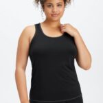 Fabletics preto 420HR2187 tanque nadador phoenix lite mulheres