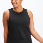 Fabletics preto 420HR2211 tanque muscular dry-flex mulheres