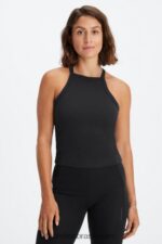 Fabletics preto 420HR2227 tanque de cabresto ao vivo mulheres