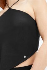 Fabletics preto 420HR2278 cachecol top mulheres - Image 3