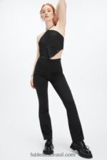 Fabletics preto 420HR2278 cachecol top mulheres - Image 4
