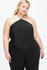 Fabletics preto 420HR2279 cachecol top mulheres