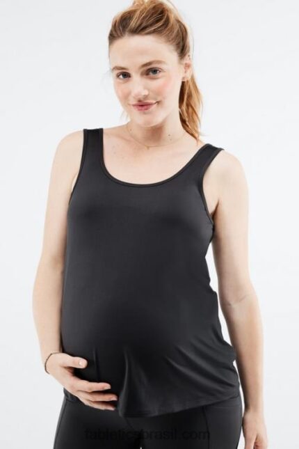 Fabletics preto 420HR2285 tanque maternidade mariel mulheres