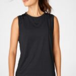 Fabletics preto 420HR2306 tanque de músculo eco-consciente mulheres