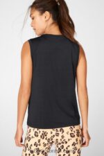 Fabletics preto 420HR2306 tanque de músculo eco-consciente mulheres - Image 3