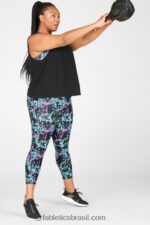 Fabletics preto 420HR2351 tanque muscular de jade mulheres - Image 2