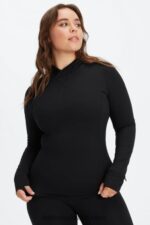 Fabletics preto 420HR2464 moletom corrida fênix mulheres
