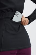 Fabletics preto 420HR2570 jaqueta de performance trinity mulheres - Image 3