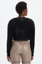 Fabletics preto 420HR2626 cardigã curto mulheres - Image 2