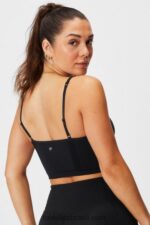 Fabletics preto 420HR2817 sincronizar sutiã sem costura mulheres - Image 2