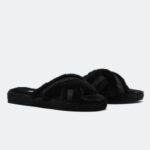 Fabletics preto 420HR2955 chinelo cruzado mulheres