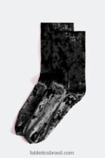 Fabletics preto 420HR2986 meia de veludo elástico 6" mulheres - Image 2