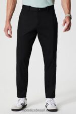 Fabletics preto 420HR3059 o chino lateral alto (slim fit) homens