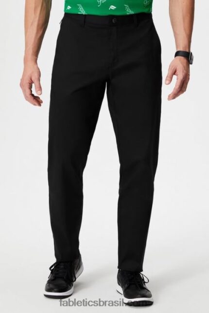 Fabletics preto 420HR3062 o chino lateral alto (ajuste clássico) homens