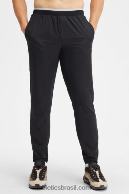 Fabletics preto 420HR3074 a calça fundamental homens