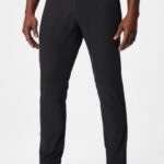 Fabletics preto 420HR3081 a única calça (slim fit) homens