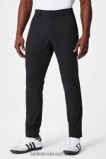 Fabletics preto 420HR3081 a única calça (slim fit) homens