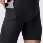 Fabletics preto 420HR3119 a linha de base curta homens