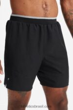 Fabletics preto 420HR3191 o curto fundamental ii 143 homens