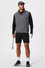 Fabletics preto 420HR3297 o short chino lateral alto homens - Image 2