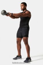 Fabletics preto 420HR3319 o curto fundamental (alinhado) homens - Image 7