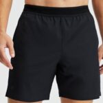 Fabletics preto 420HR3337 o curto fundamental 164 homens