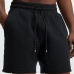Fabletics preto 420HR3347 o pós-jogo curto homens