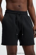 Fabletics preto 420HR3347 o pós-jogo curto homens