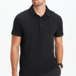 Fabletics preto 420HR3434 o polo 24-7 173 homens