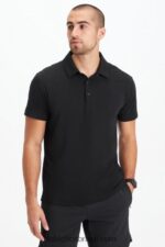 Fabletics preto 420HR3434 o polo 24-7 173 homens
