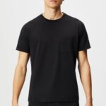 Fabletics preto 420HR3448 a camiseta de bolso 24-7 homens