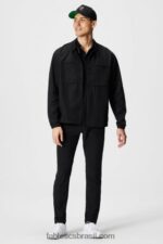 Fabletics preto 420HR3634 a jaqueta do posto avançado homens - Image 3