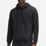 Fabletics preto 420HR3658 o moletom com capuz leve homens